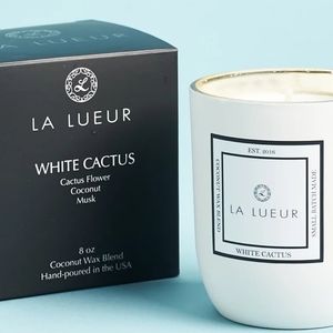La Lueur Candle white cactus
